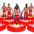 Subbuteo Andrew Table Soccer Olympiacos 2005-2006 Champions League Edition on WSB Professional bases